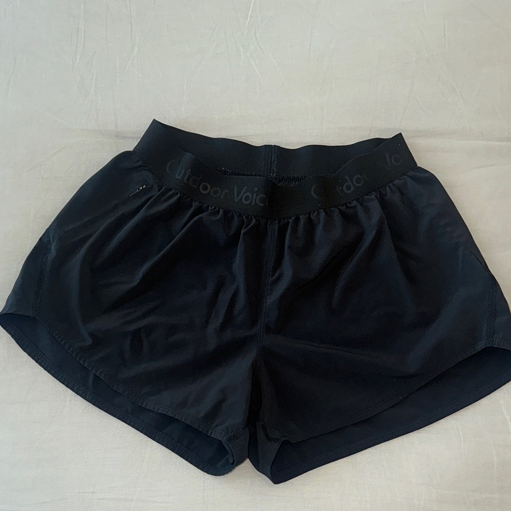 Outdoor voices Black Athletic Shorts